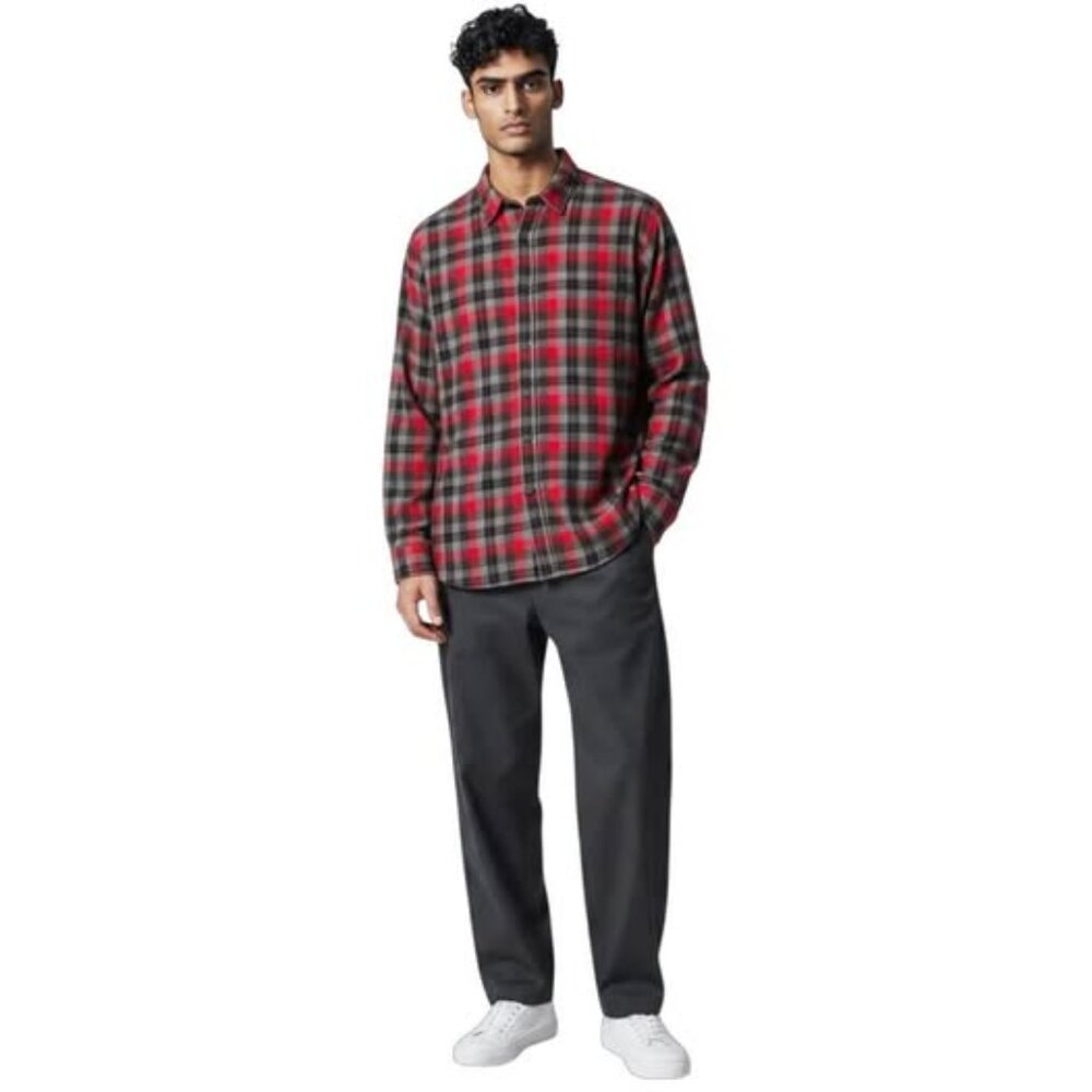 Men's J Crew XL Slim Fit Buffalo Plaid Long Sleeve‎ Shirt. Business Casual.